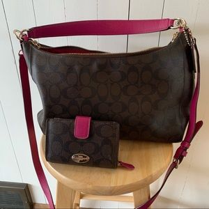 Coach purse and wallet